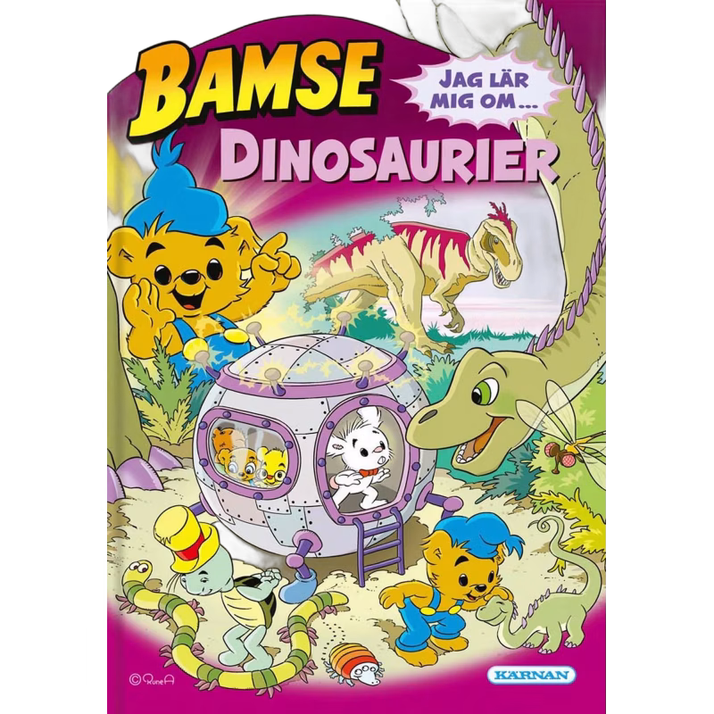 Faktabok Bamse- Jag lär mig om dinosaurier