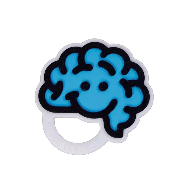Fat Brain Toys bitleksak Brain, blå