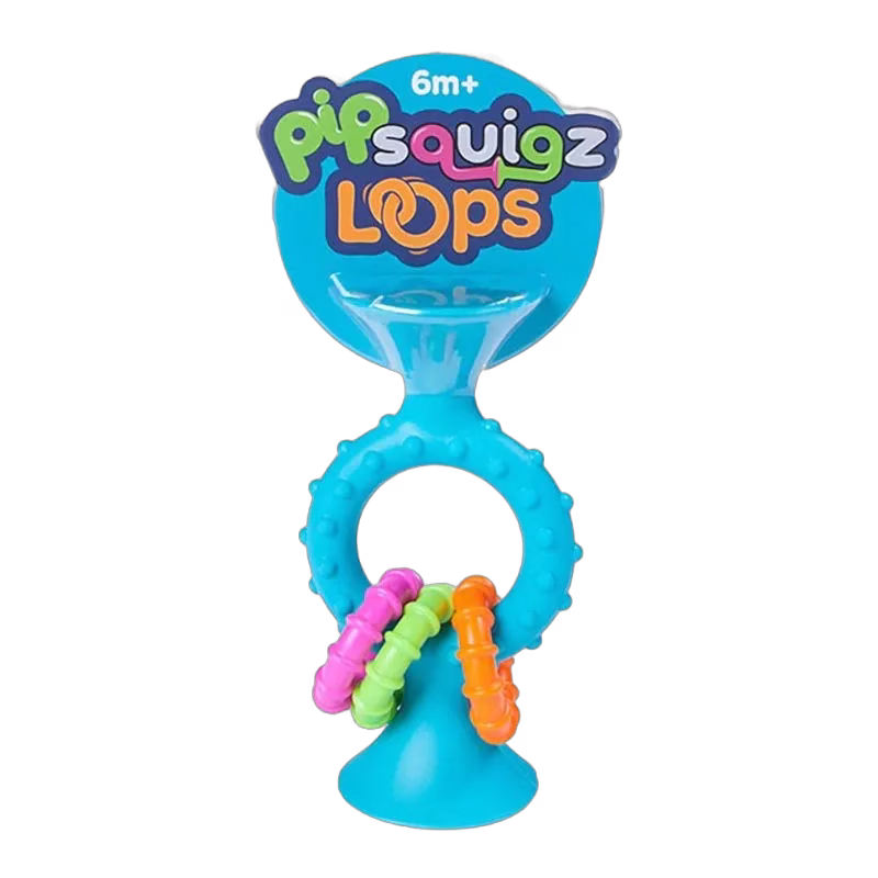 Fat Brain Toys PipSquigz Loops bitleksak, turkos
