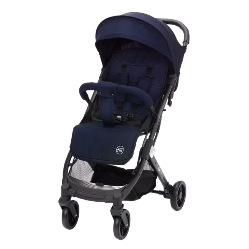 Fillikid Styler Resevagn (Blå Melange)