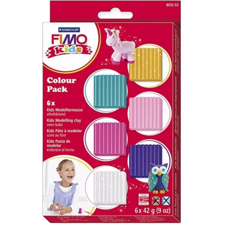 FIMO Kids Clay Kompletterande Färger