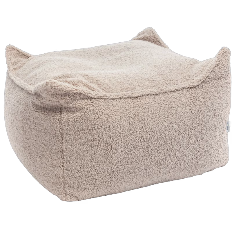 Furini Nila Sittpuff Bouclé, Cappucino