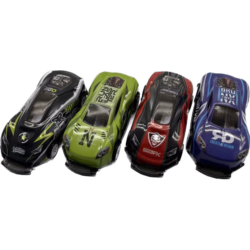 G4P Pullback Katapult Bilar 4-Pack