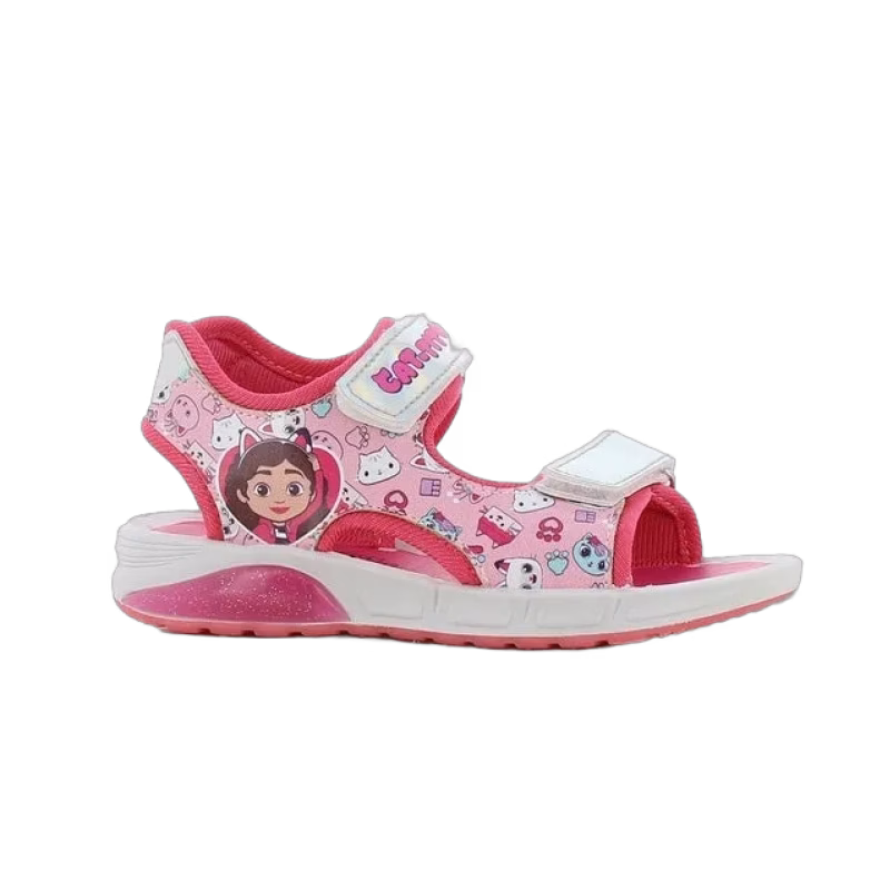 Gabby's Dollhouse Blinkande Sandaler, Pink/Fuchsia, 24