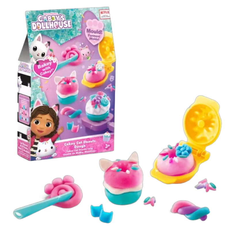 Gabby's Dollhouse Cakey Cat Donuts Set