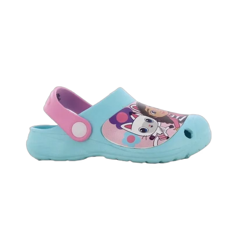 Gabby's Dollhouse Tofflor, Turkish Blue/Fuchsia, 30