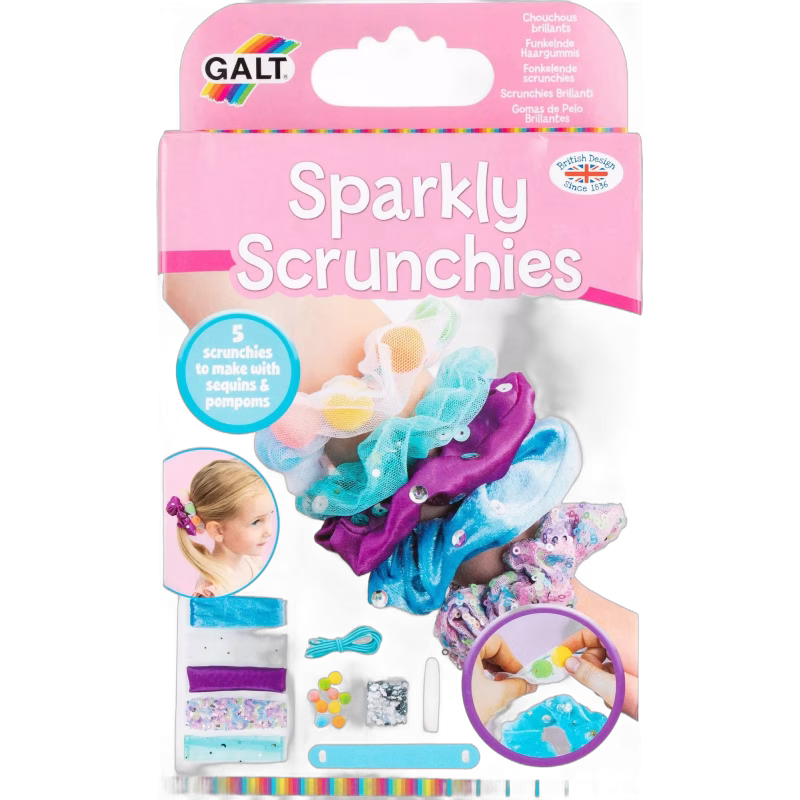 Galt Glittrande Scrunchies