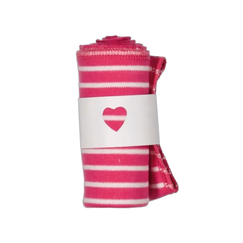 Geggamoja Classic Snuttefilt (Cerise/Vit)