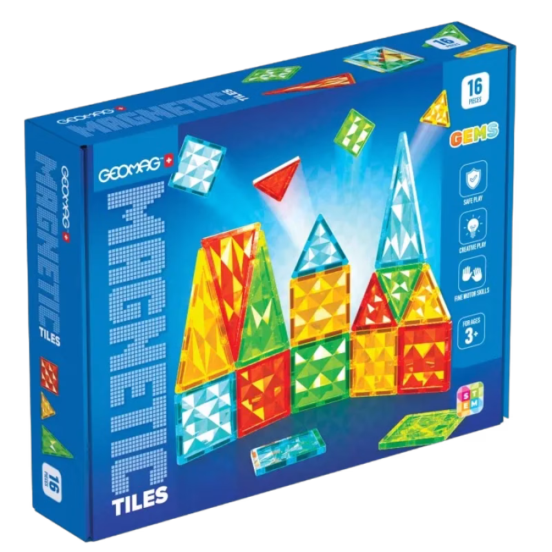 Geomag Gems Magnetbrickor 16-delar