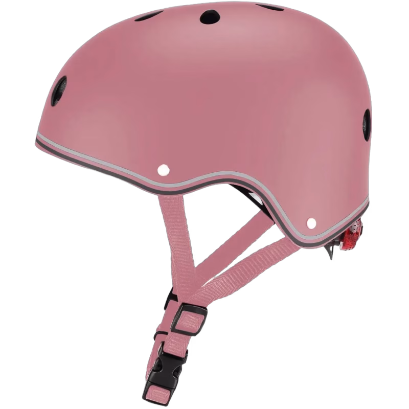 Globber Primo Hjälm för Barn 1-5 År, Pastel Dark Pink