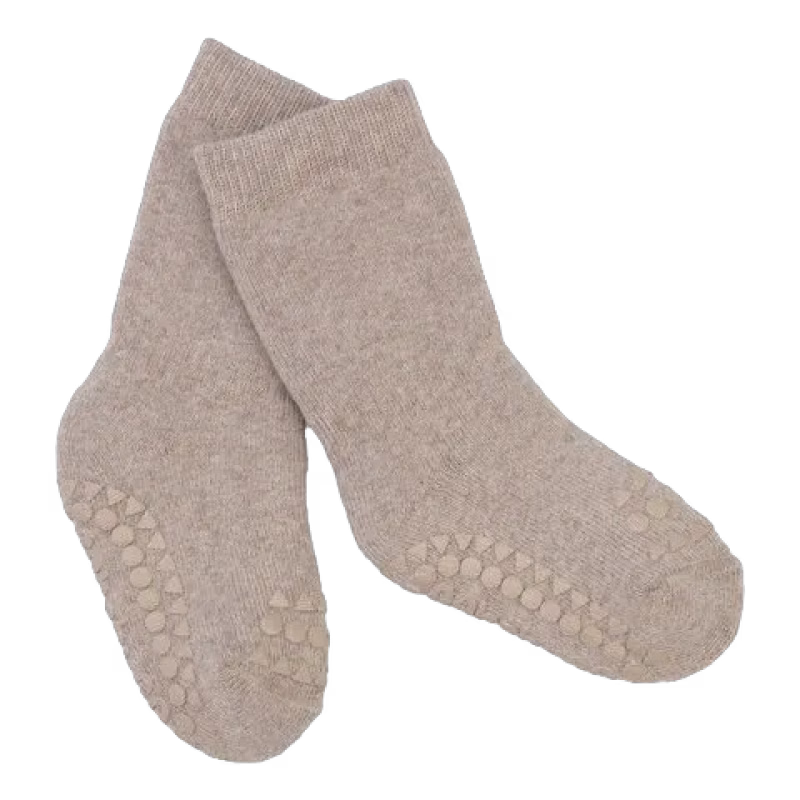 GoBabyGo Halkstrumpor Sand