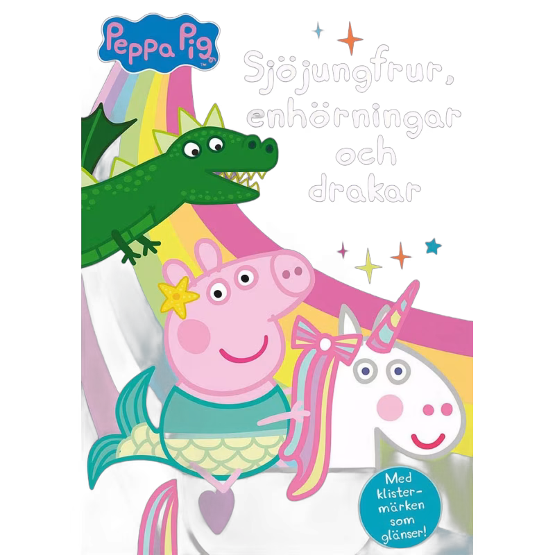 Greta Gris Bok Sjöjungfrur, Enhörningar Och Drakar