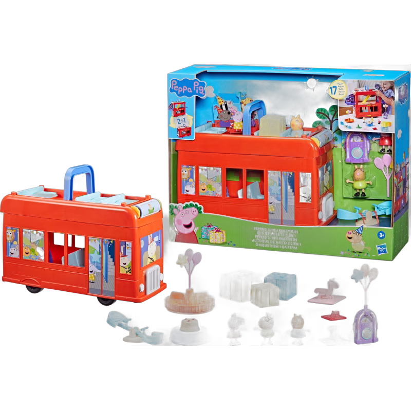 Greta Gris Lekset 2-i-1 Partybuss