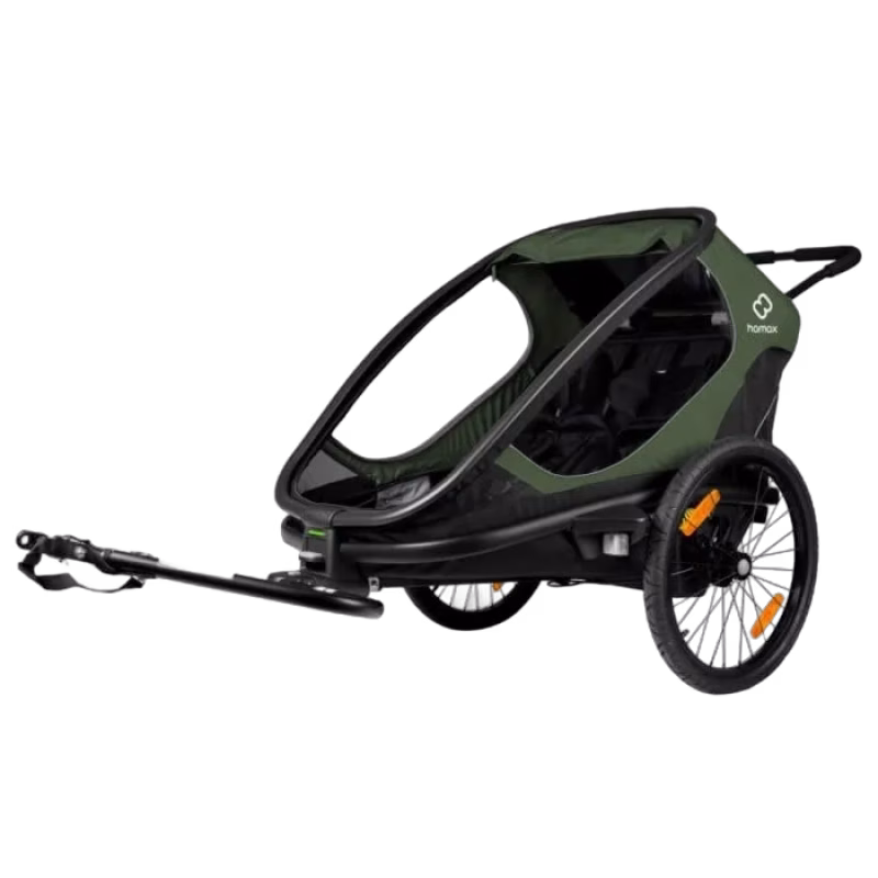 Hamax Outback Cykelvagn (Green/Black)