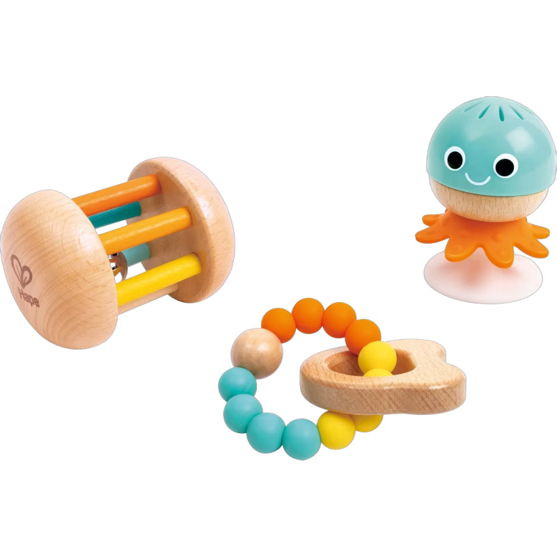 Hape Baby-to-Toddler Sensory Lekset 3 Delar