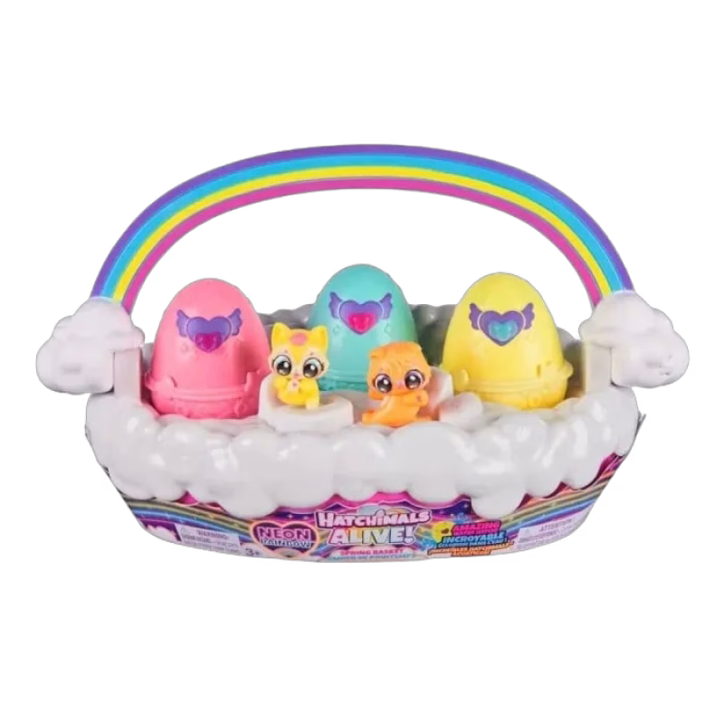 Hatchimals Alive Neonregnbågskorg