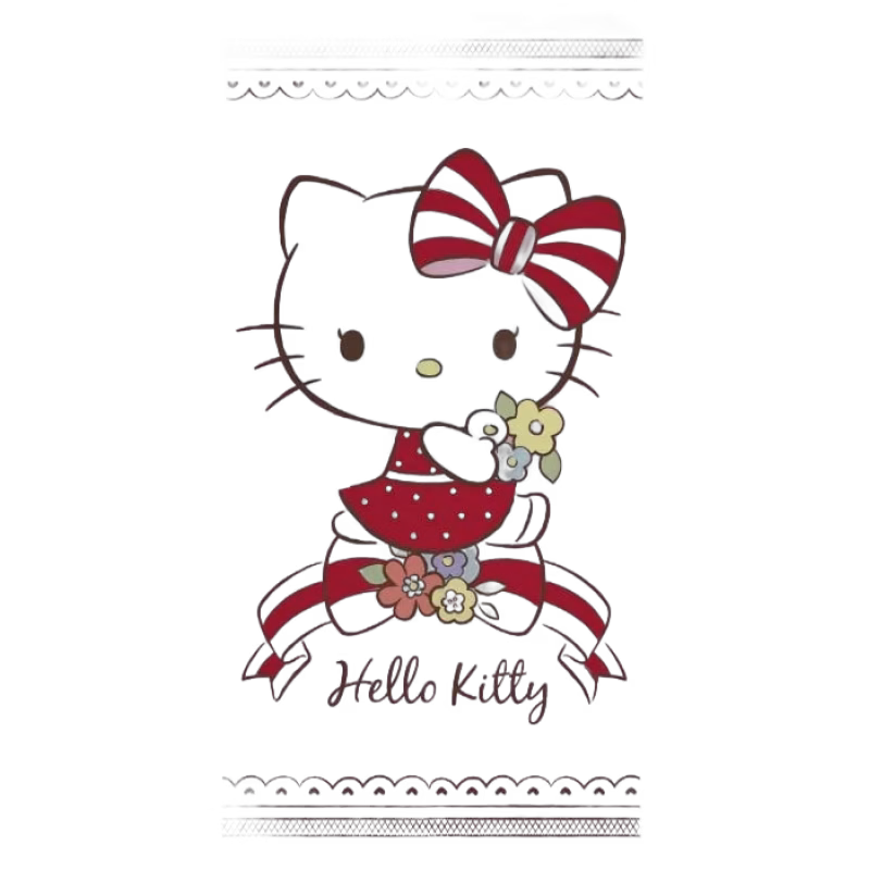 Hello Kitty Handduk 70x140 cm (Rosa)