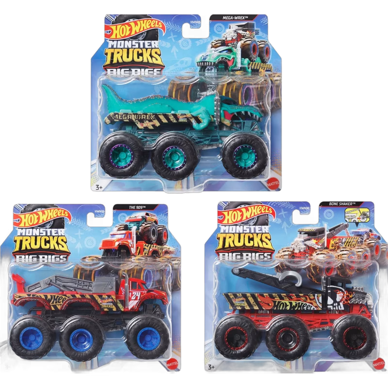 Hot Wheels Monster Trucks Big Rigs Bärgningsbil Blandad