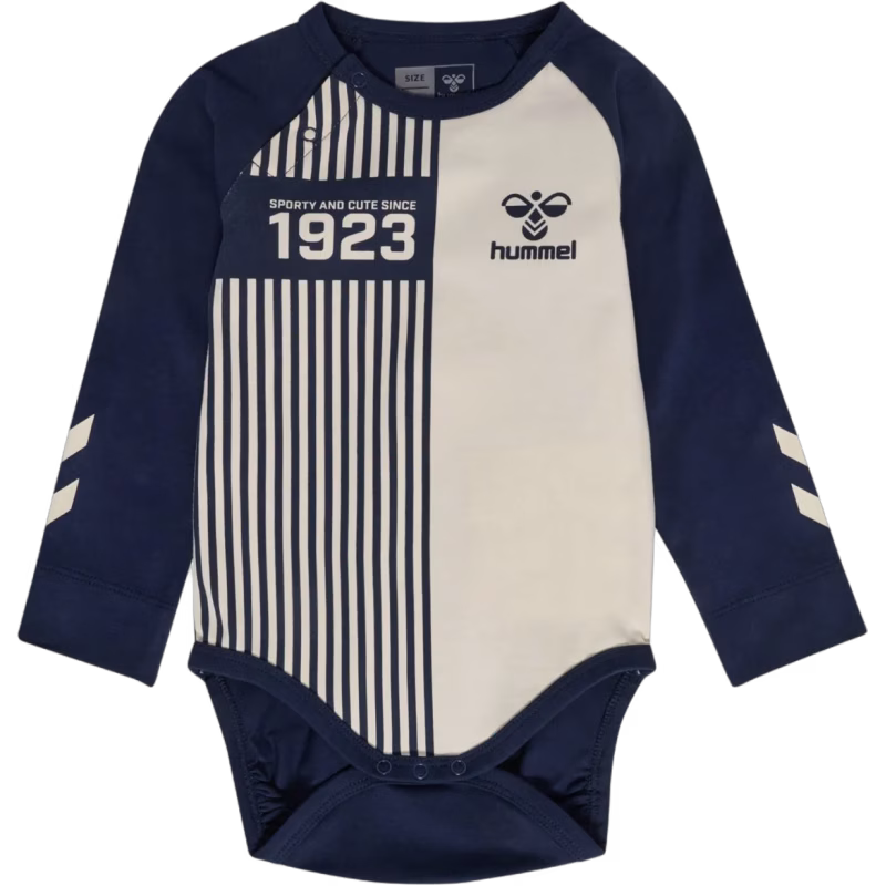 Hummel Stripy Body, Black Iris, 80, Bebiskläder