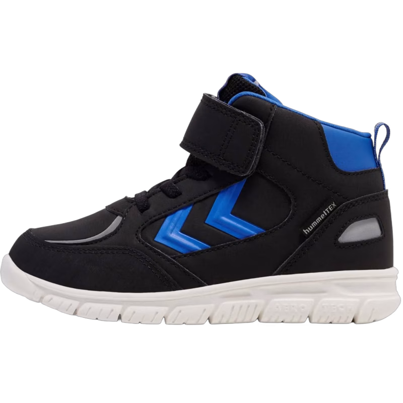 Hummel X-Light 2.0 Mid Tex Jr Sneakers, Black/Blue, 23