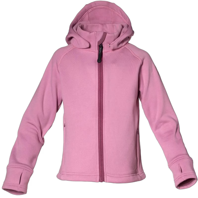 Isbjörn Panda Fleecetröja, Dusty Pink, 158-164