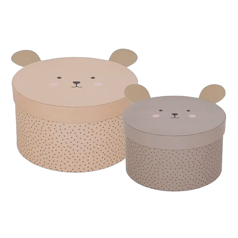 Jabadabado förvaringsask 2-pack, teddy