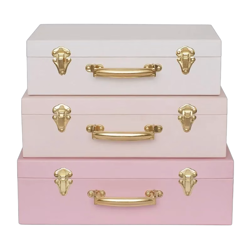 Jabadabado koffert 3-pack, rosa