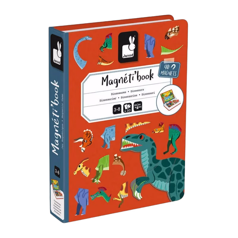 Janod Magneti'Book Dinosaurier Magnetset 40 st