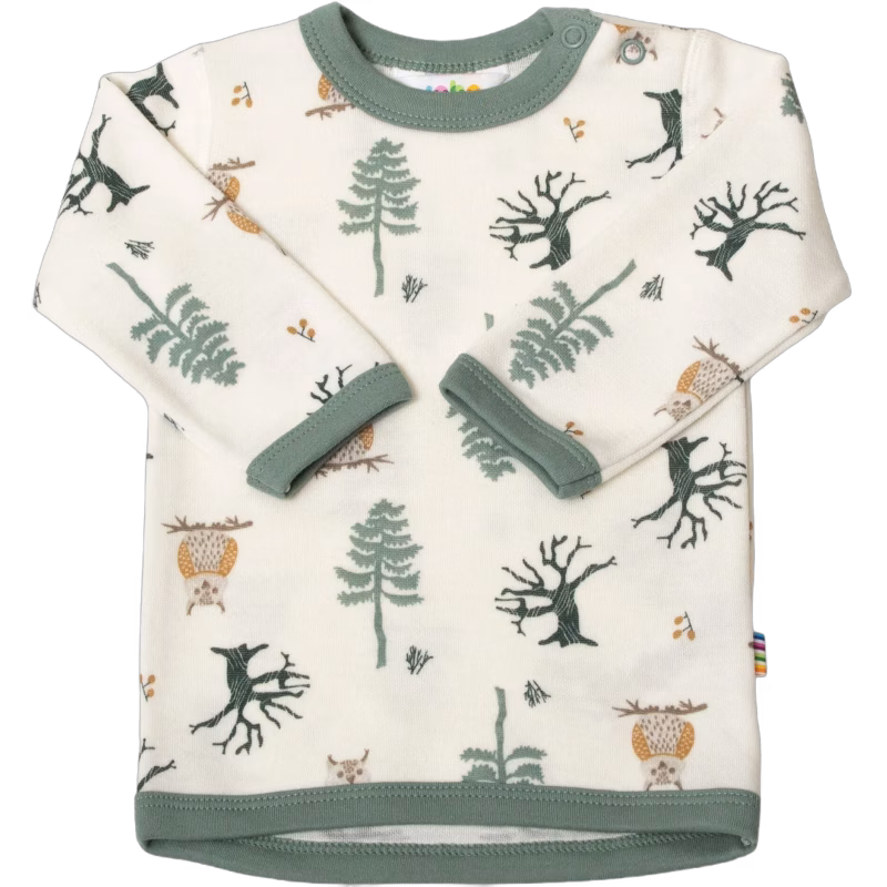 Joha Nature Tröja, Off White/Green, 80