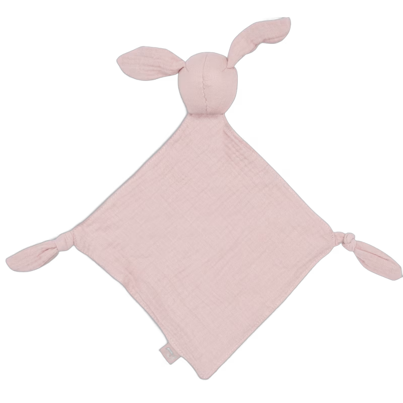 Jollein Bunny Ears Diinglis Snuttefilt, Wild Rose