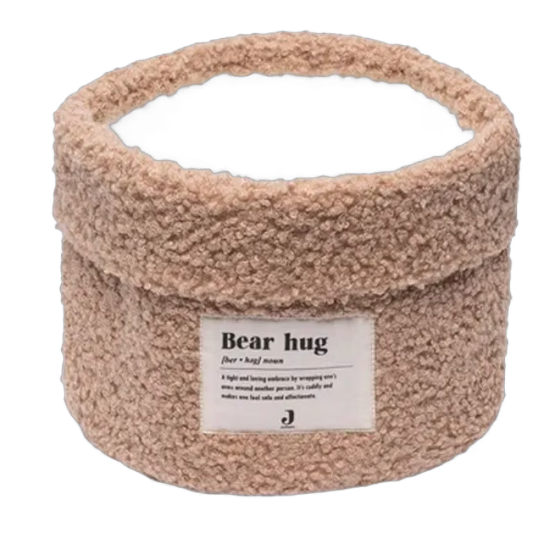 Jollein förvaringskorg, boucle biscuit