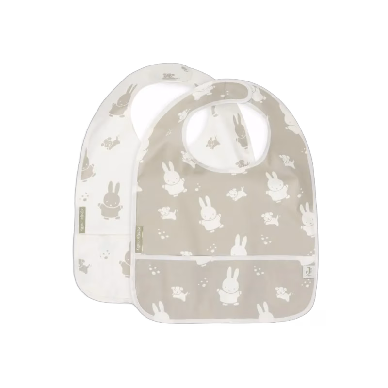 Jollein Haklapp Miffy och Snuffy 2-pack (Olive Green)
