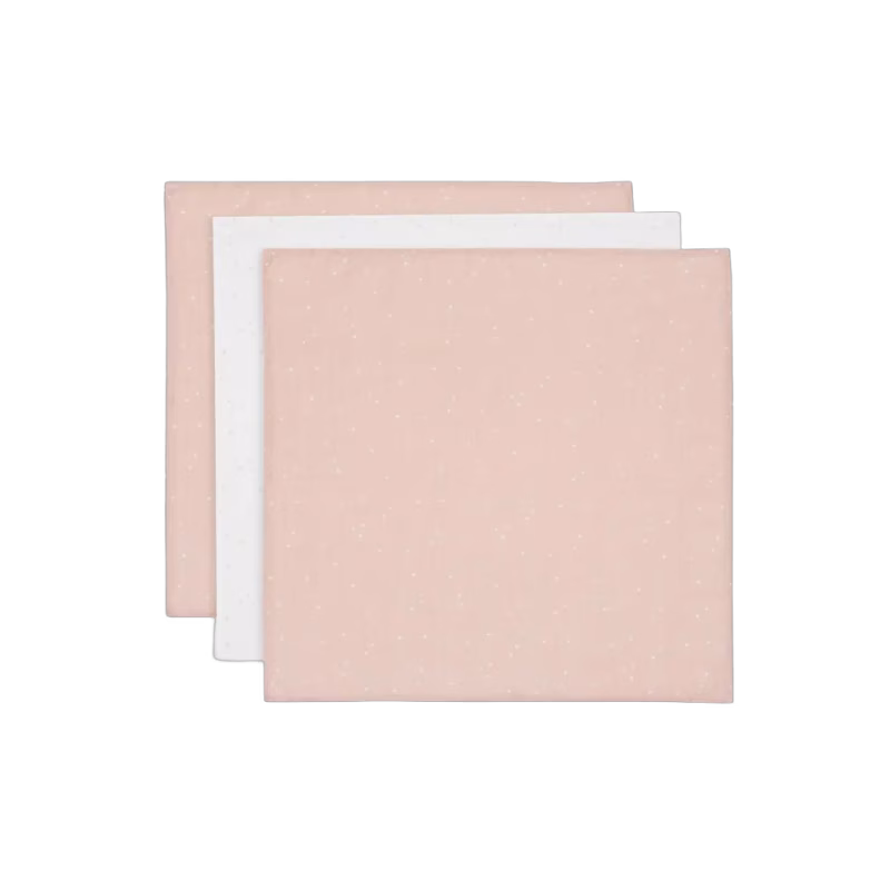 Jollein Muslinfilt 3-pack (Twinkling Wild Rose)