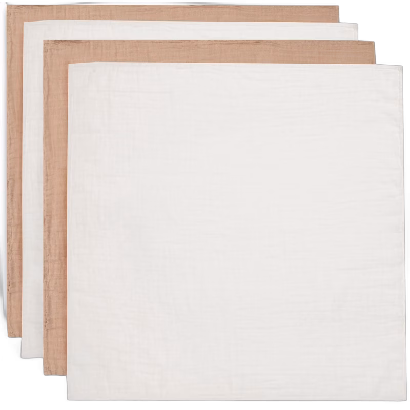 Jollein Muslinfilt 4-Pack, Biscuit/Ivory