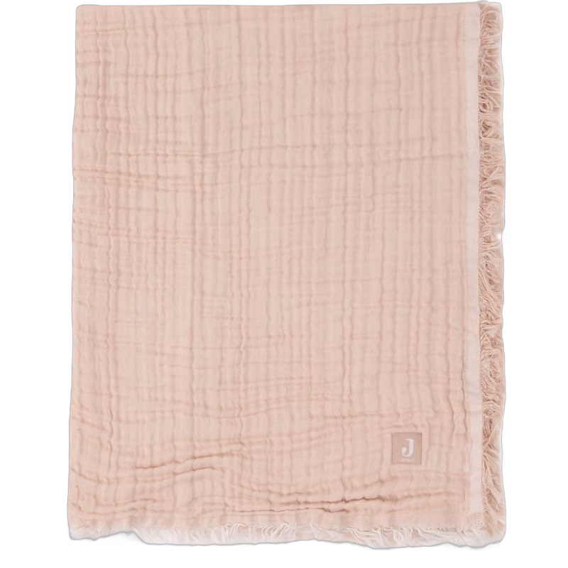 Jollein Muslinfilt Fringe, Moonstone/Ivory