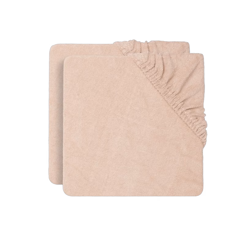 Jollein Skötbäddsöverdrag 50x70 Cm 2-Pack, Pale Pink