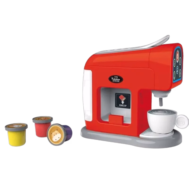 Kaffemaskin med kapslar (Röd)