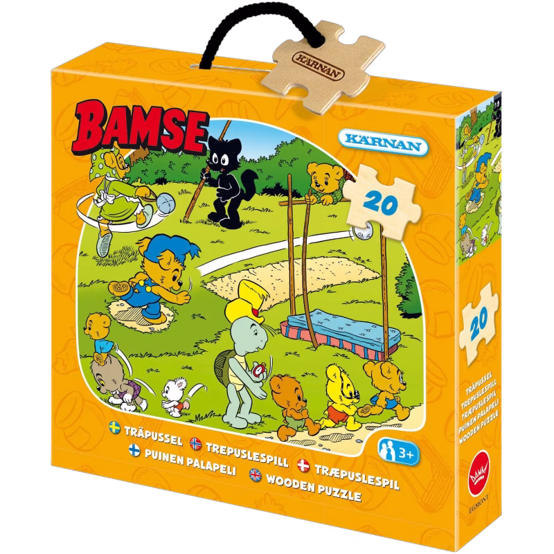 Kärnan Askpussel Bamse 20 Bitar