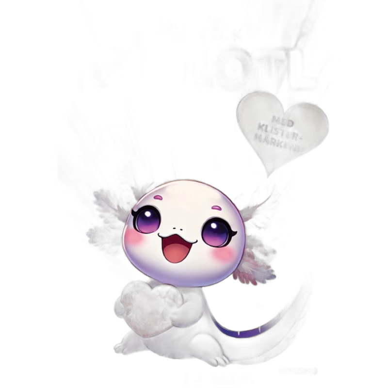 Kärnan Axolotl Målarbok