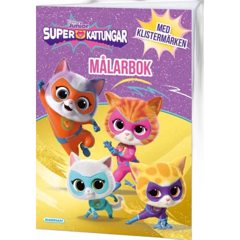 Kärnan Disney Superkitties Målarbok