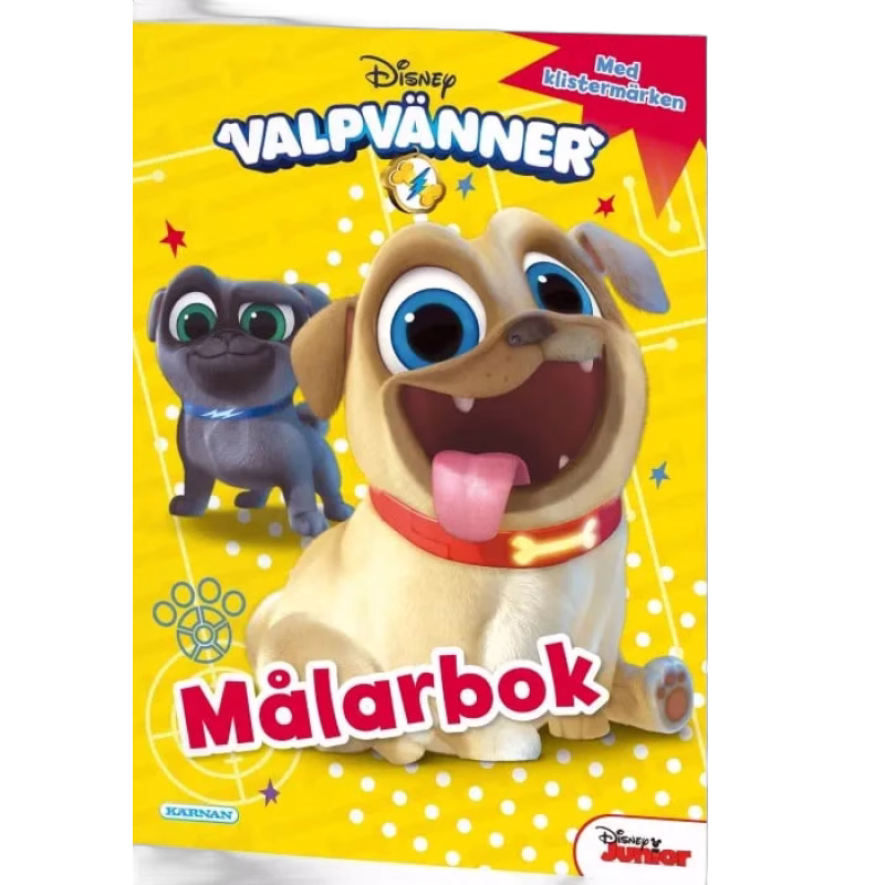 Kärnan Disney Valpvänner Målarbok