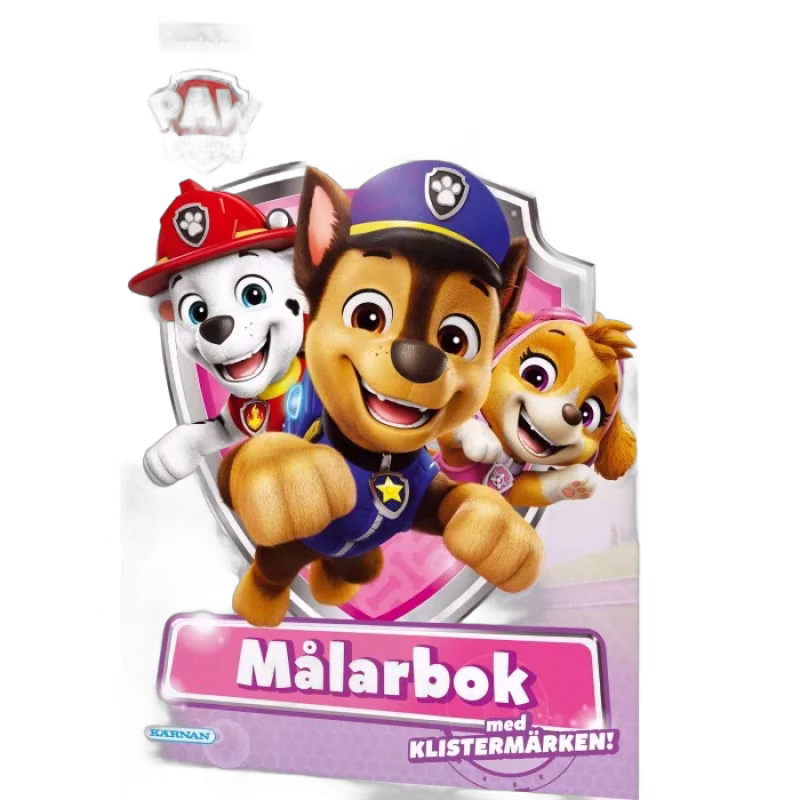 Kärnan Paw Patrol Målarbok