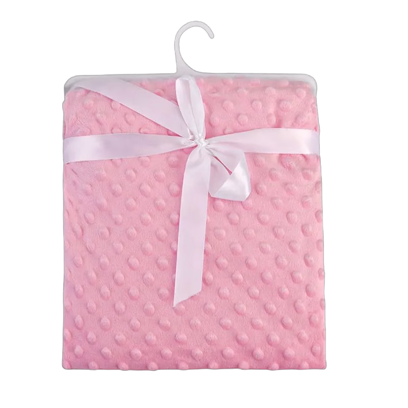 Kaxholmen fleecefilt minky, rosa