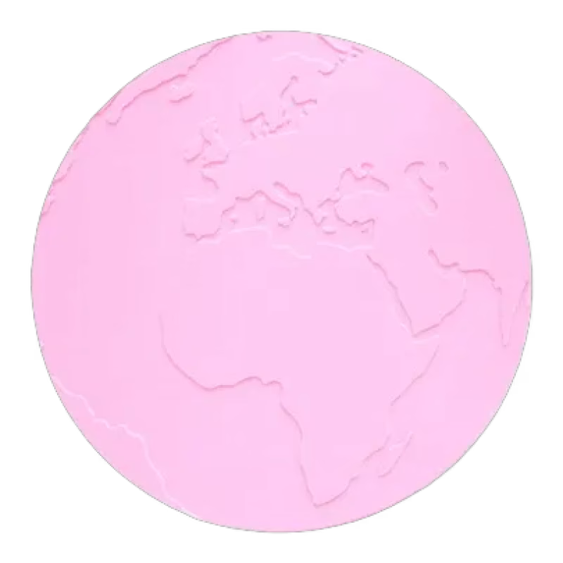 KG Design Atlas Underlägg i Silikon (Rosa)
