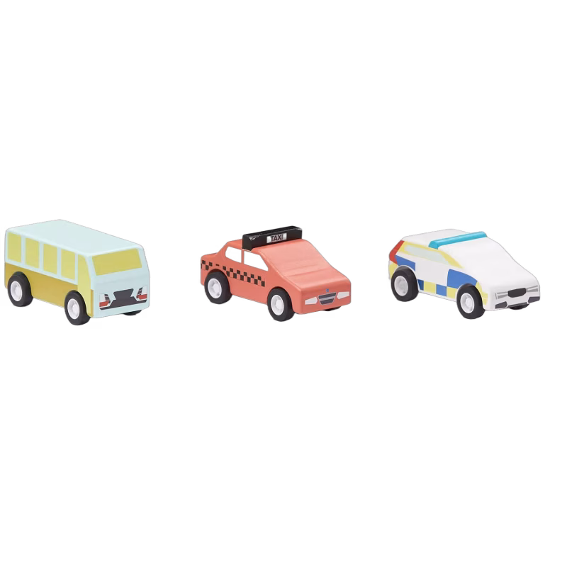 Kids Concept Pull-back Bilar 3-Pack