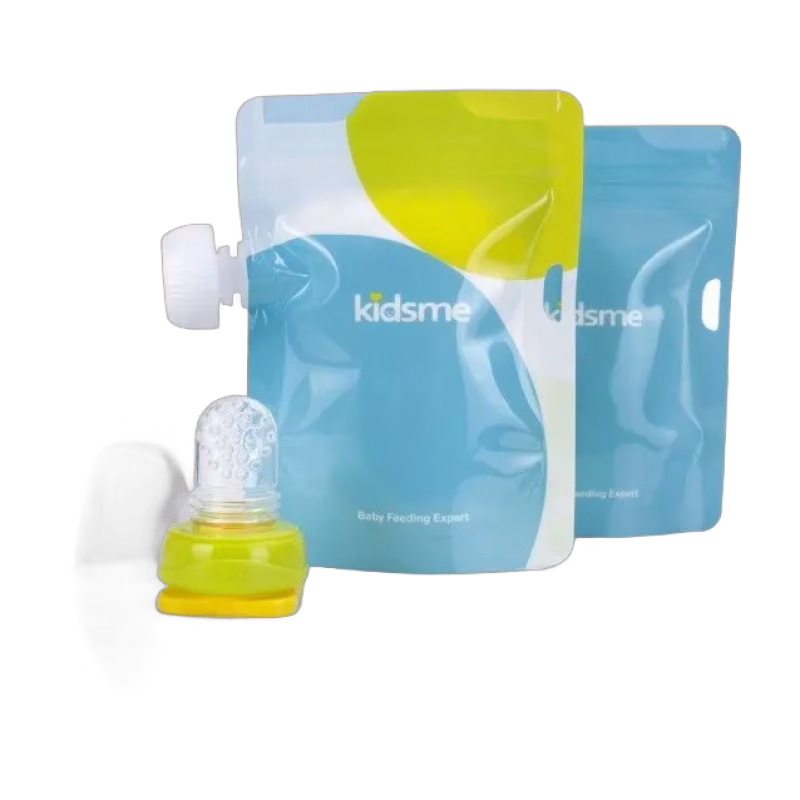 Kidsme Reusable Food Pouch med adaptorset