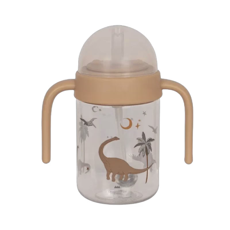 Konges Slöjd Babyflaska med Handtag (Dino)