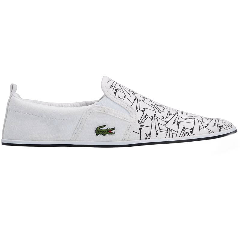 Lacoste Gazon 318 Sneakers, White/Black 31
