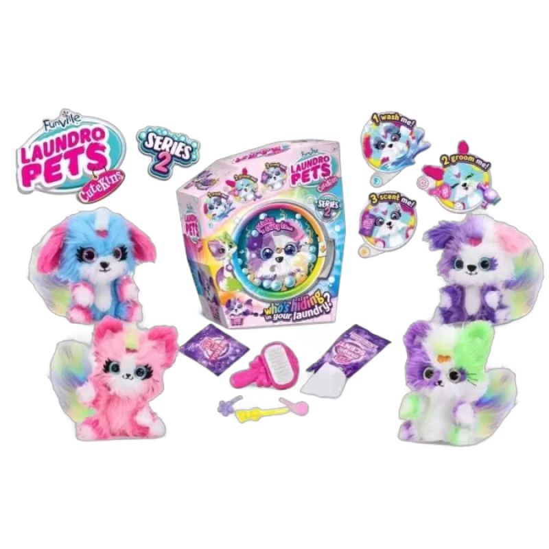 Laundro Pets Tvätta, Borsta och gör fin med Glitter Gel (1 st)
