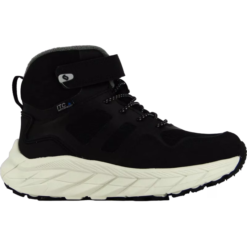 Leaf Karlstad WP  Fleecefodrade Sneakers, Svart, 31